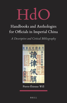 Handbooks and anthologies for officials in imperial China